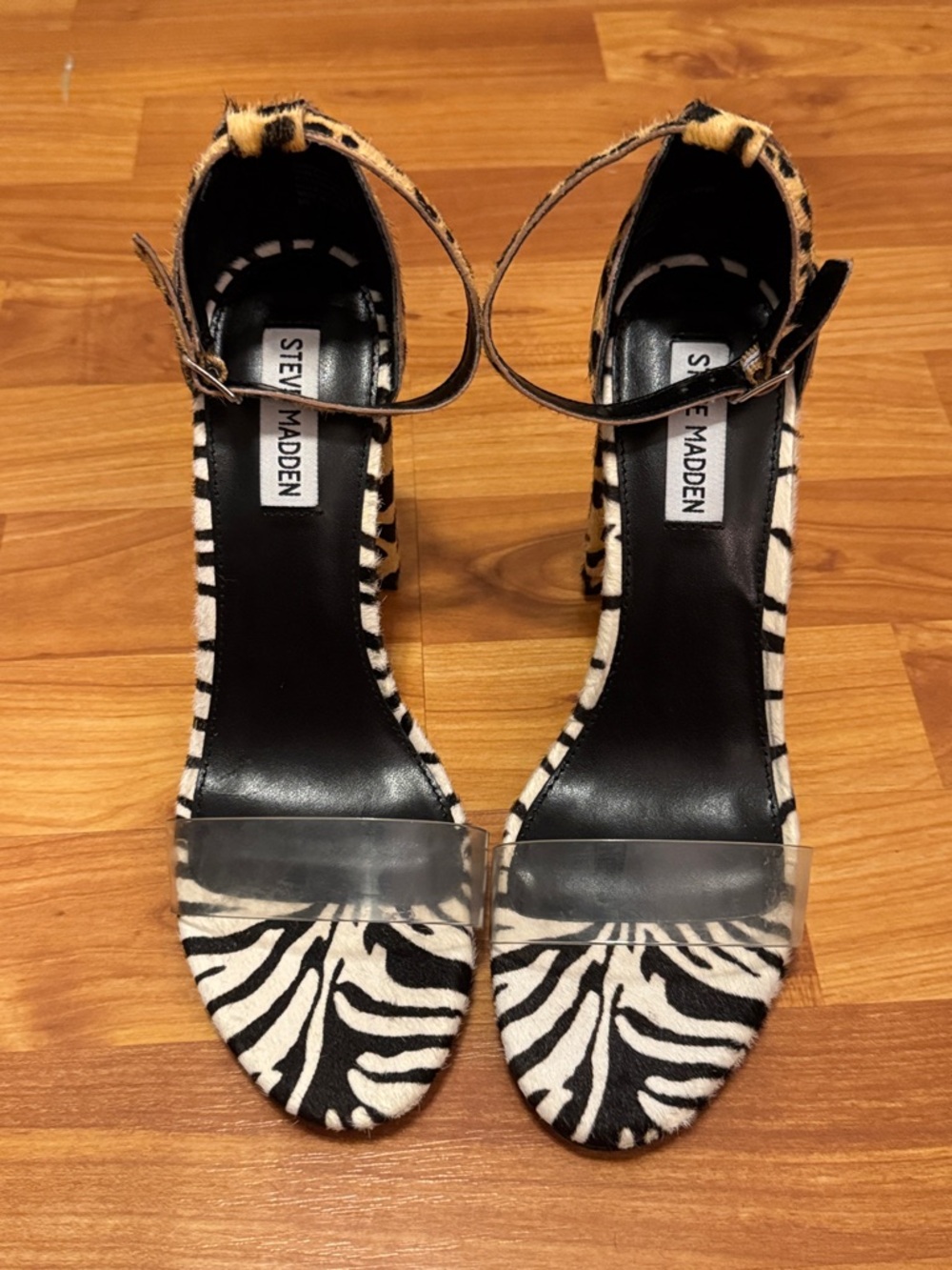 Steve Madden Carrson Open Toe Ankle Strap Heels NEW - Picture 5 of 9